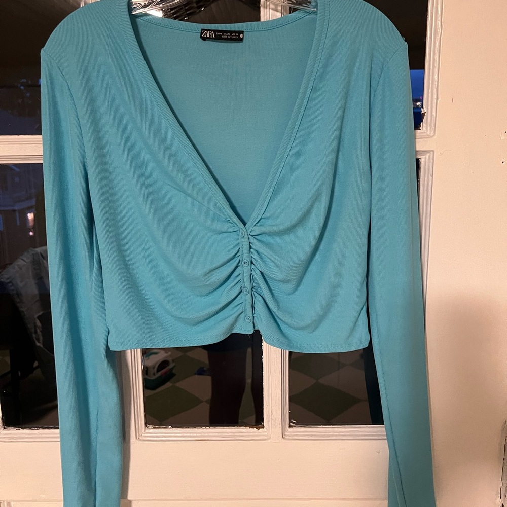 Zara blue long sleeve